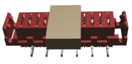 Wurth Elektronik Conector Hembra Para PCB Serie 6903, De 4 Vías En 2 Filas, Paso 1.27mm, 100 V, 1.5A, Montaje