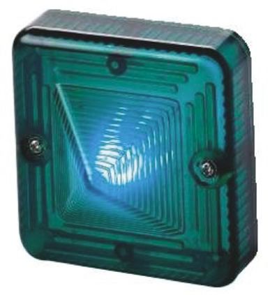 e2s LED 信号灯, ST 系列, 闪光/静态, 86mm高, 绿色, Beacon, 230 V ac电源, 交流电池