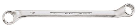 Gedore Series 6 Series Offset Ring Spanner, 17mm, Metric, Double Ended, 265 Mm Overall