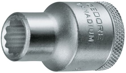 Gedore Vaso Bi-Hexágono D 19 15 De 15mm Con Cuadrado De 12,7 Mm