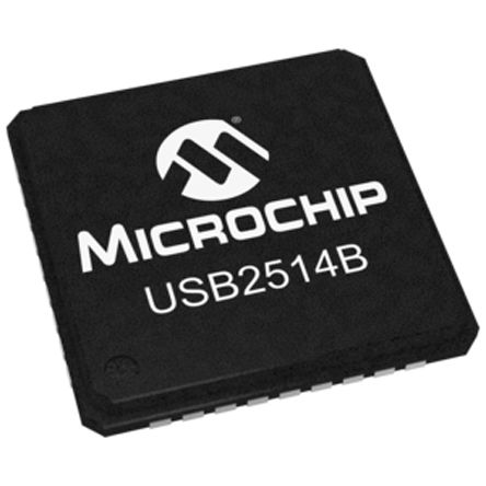 Microchip USB-Controller, 480Mbit/s Transceiver-IC USB 2.0 Single 36-Pin (3,3 V), QFN