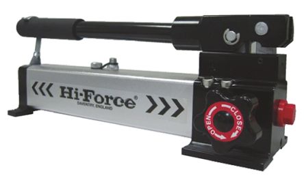 Hi-Force Zweifach Hydraulik-Handpumpe, 0.5L, 12.9cm³ / 1cm³, 27kg, 315 X 100 X 135mm, 2kg