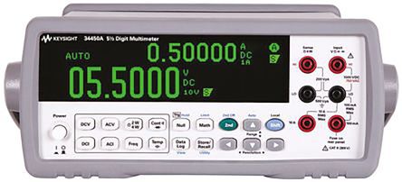 Keysight Technologies Keysight 34450A, TischDigital Multimeter, CAT I, CAT II 750V Ac / 10A Ac, 100MΩ, DKD/DAkkS-kalibriert