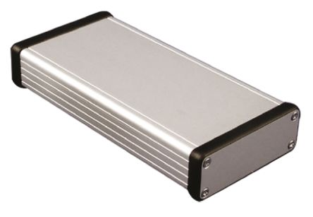 Hammond Caja De Aluminio Anodizado De Plata, 160 X 78 X 27mm, IP54