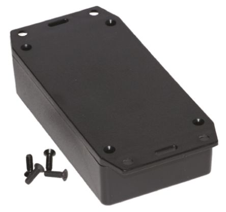 Hammond Caja De ABS Pirroretardante Negro, 113 X 63 X 28mm, IP54