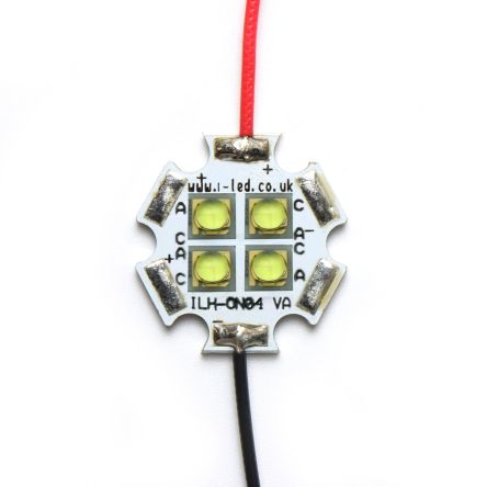 Intelligent LED Solutions ILS, LED-Array Weiß, 4-LEDs 444 Lm-Typ, 3000K