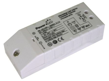PowerLED LED-Treiber 220 → 240 V Ac LED-Treiber, Ausgang 18 → 36V / 500mA, Dimmbar Konstantstrom