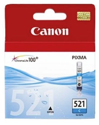 Canon CLI-521C Druckerpatrone Für Patrone Cyan 1 Stk./Pack Seitenertrag 535