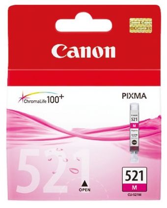 Canon CLI-521M Druckerpatrone Für Patrone Magenta 1 Stk./Pack Seitenertrag 510