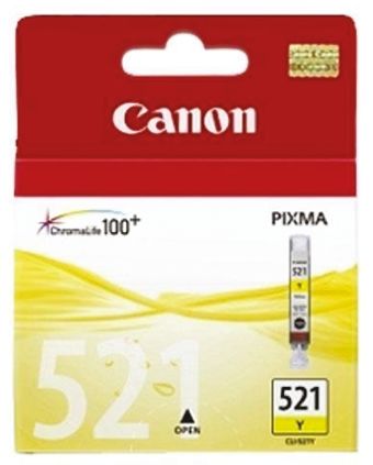 Canon CLI-521Y Druckerpatrone Für Patrone Gelb 1 Stk./Pack Seitenertrag 530
