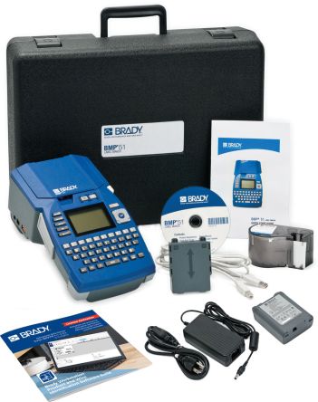 Brady Impresora De Etiquetas De Mano BMP51, Teclado QWERTY, Conectividad Bluetooth, Ethernet (opcional), USB, WiFi