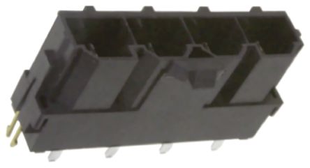 Molex Embase Pour CI, Mini-Fit Sr., 4 Pôles, 10.0mm 1 Rangée, 50.0A, Droit