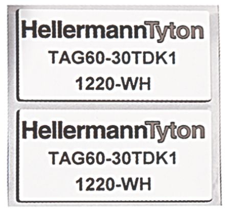 HellermannTyton Etikette Auf Rolle X 27mm Für TT4000+, TT430, 1000Pro Rolle Auf Weiß Nein