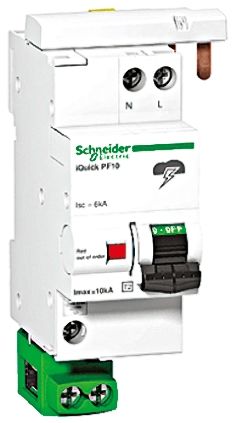 Schneider Electric Serie A9L, Überspannungsableiter, DIN-Schienen 10kA Acti 9 IPRD