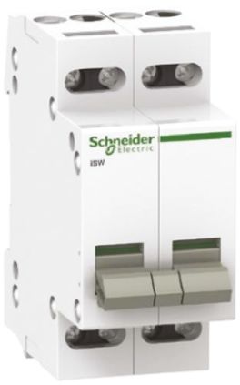 Schneider Electric Interruptor Seccionador, 1P, NA, Corriente 63A Acti 9