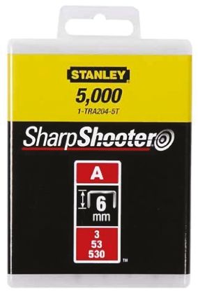 Stanley 6mm Staples 5000 Per Pack