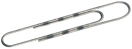 RS PRO Clip Sujetapapeles 100 X 76mm, Metal