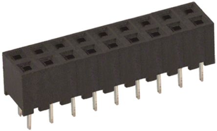 Hirose A3C Leiterplattenbuchse Gerade 18-polig / 2-reihig, Raster 2mm