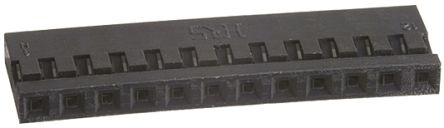 Hirose A4B Steckverbindergehäuse Buchse 2mm, 12-polig / 1-reihig Gerade, Kabelmontage