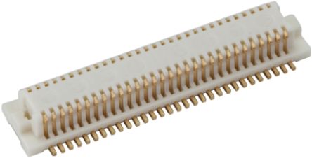 Hirose DF12 Series Straight Surface Mount PCB Socket, 60-Contact, 2-Row, 0.5mm Pitch, Solder Termination