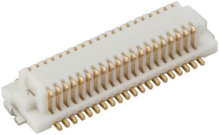 Hirose Connecteur Femelle Pour CI, 20 Contacts, 2 Rangées, 0.5mm, Montage En Surface, Droit