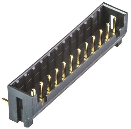 Hirose DF3 Leiterplatten-Stiftleiste Gewinkelt, 14-polig / 1-reihig, Raster 2.0mm, Platine-Platine, Kabel-Platine,