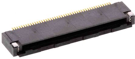 Hirose FH28, SMD FPC-Steckverbinder, Buchse, 55-polig / 1-reihig, Raster 0.5mm Lötanschluss
