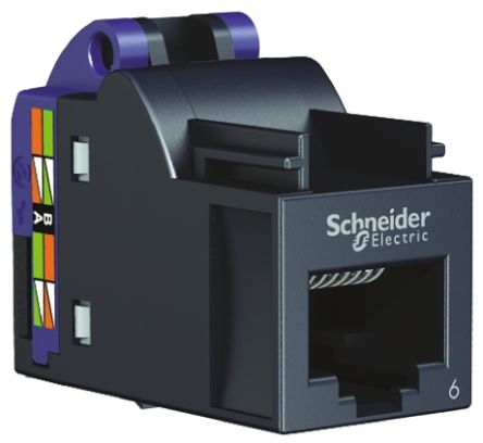 Schneider Electric Actassi Cat.6 RJ45-Steckverbinder Buchse 8-polig U/UTP, Kabelmontage