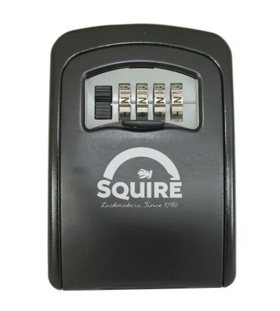Squire Schwarz Druckguss Schlüsselschrank Mit Zahlenschloss Für 1 Schlüssel, B 85mm, H 120 Mm, Wandmontage