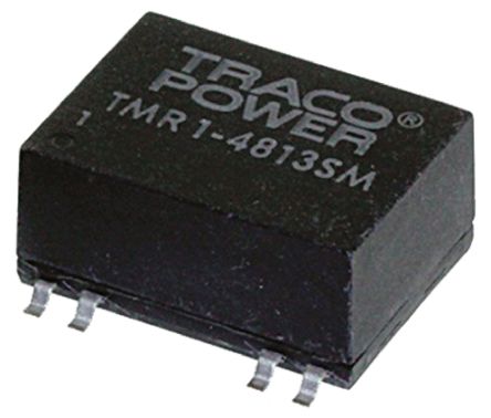 TRACOPOWER TMR 1SM DC/DC-Wandler 1W 24 V Dc IN, ±12V Dc OUT / ±42mA 1.5kV Dc Isoliert