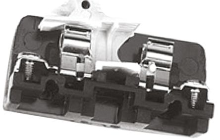 TE Connectivity Phenolharz Abgesicherter Anschlussklemmenblock, Schraubanschluss 1-polig, Raster 19.05mm 22 →