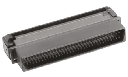 TE Connectivity SCSI-Steckverbinder 50-polig Stecker Abgewinkelt, Kabelmontage, 1.27mm, Serie IDC .050 Series