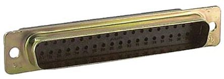 TE Connectivity Amplimite HDP-20 Sub-D Steckverbinder Stecker, 37-polig, Kabelmontage Crimp