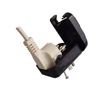 PowerConnections Europe To USA Mains Connector Converter, Rated At 10A