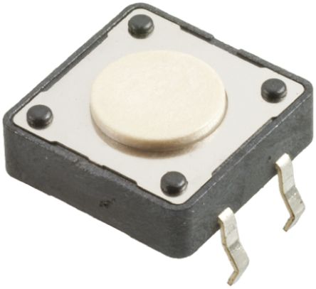 Wurth Elektronik Interrupteur Tactile CMS, SPST, 12 X 12.5mm, Bouton