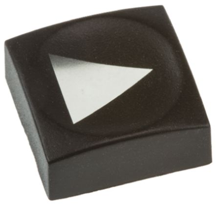 Wurth Elektronik Black Tactile Switch Cap For Use With WS-TLT Series
