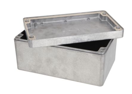 Deltron Caja De Aluminio Gris, 220 X 120 X 90mm, IP68, Apantallada