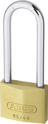 ABUS Messing, Stahl Vorhängeschloss Mit Schlüssel Gleichschließend, Bügel-Ø 6mm X 40mm