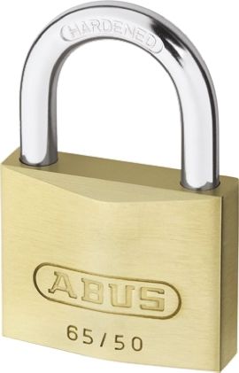 ABUS Messing, Stahl Vorhängeschloss Mit Schlüssel Gleichschließend, Bügel-Ø 6mm X 50mm