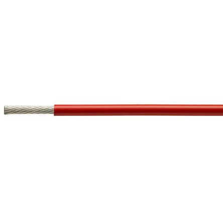 TE Connectivity Red 0.5 Mm² Harsh Environment Wire, 0.18 Mm, 100m, Polymer Insulation