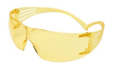 3M Protección Ocular SecureFit SF200, Color De Lente Ámbar, Protección UV, Antirrayaduras, Antivaho