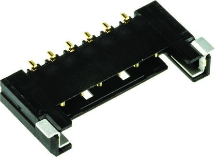 Molex Pico-Lock Leiterplatten-Stiftleiste Gewinkelt, 7-polig / 1-reihig, Raster 1.5mm, Kabel-Platine,