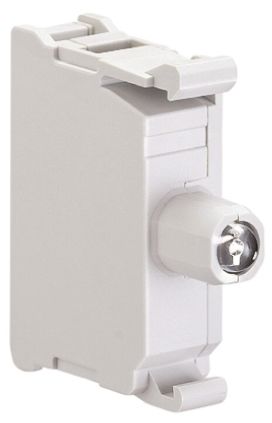 Lovato Lampenfassung, Platinum 22mm -Serie, LED, Weiß, 18 → 30 V, Schraubanschluss, Typ Lichtblock