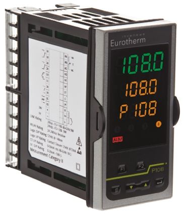 Eurotherm Piccolo P108 PID Temperaturregler, 3 X Logik, Relais Ausgang, 24 V Ac/dc, 48 X 96mm