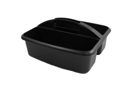 14L Plastic Black Bucket With Handle