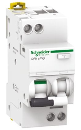 Schneider Electric 剩余电流动作断路器 iDPN系列, 20A, 230V, 1P+N极, 30mA跳闸灵敏度