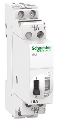 Schneider Electric DIN Rail Power Relay, 48 V Dc, 130V Ac Coil, 16A Switching Current, SPDT