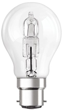 Osram HALOGEN PRO CLASSIC Glaskolben Halogenlampe 240 V / 57 W, 915 Lm, 2000h, BC / B22d Sockel, Ø 55mm X 96 Mm