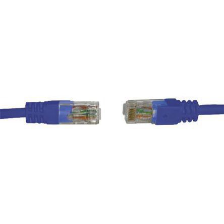 RS PRO Ethernetkabel Cat.6, 15m, Blau Patchkabel, A RJ45 U/UTP Stecker, B RJ45, LSZH