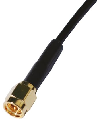 Crystek RG 174 Series Male SMA To Male SMA Coaxial Cable, 304.8mm, RG174 Coaxial, Terminated